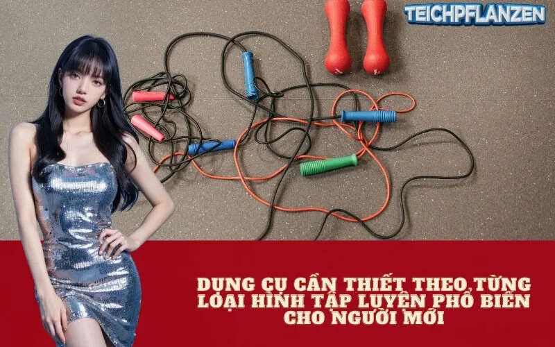 Dụng cụ cần thiết theo từng loại hình tập luyện phổ biến cho người mới