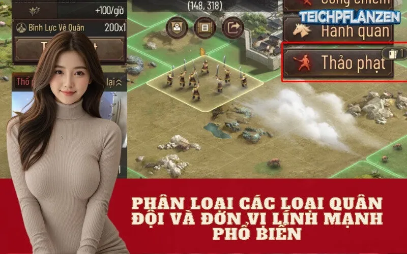 Phân loại các loại quân đội và đơn vị lính mạnh phổ biến