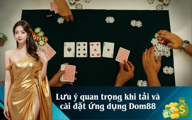 Lưu ý quan trọng khi tải và cài đặt ứng dụng Dom88